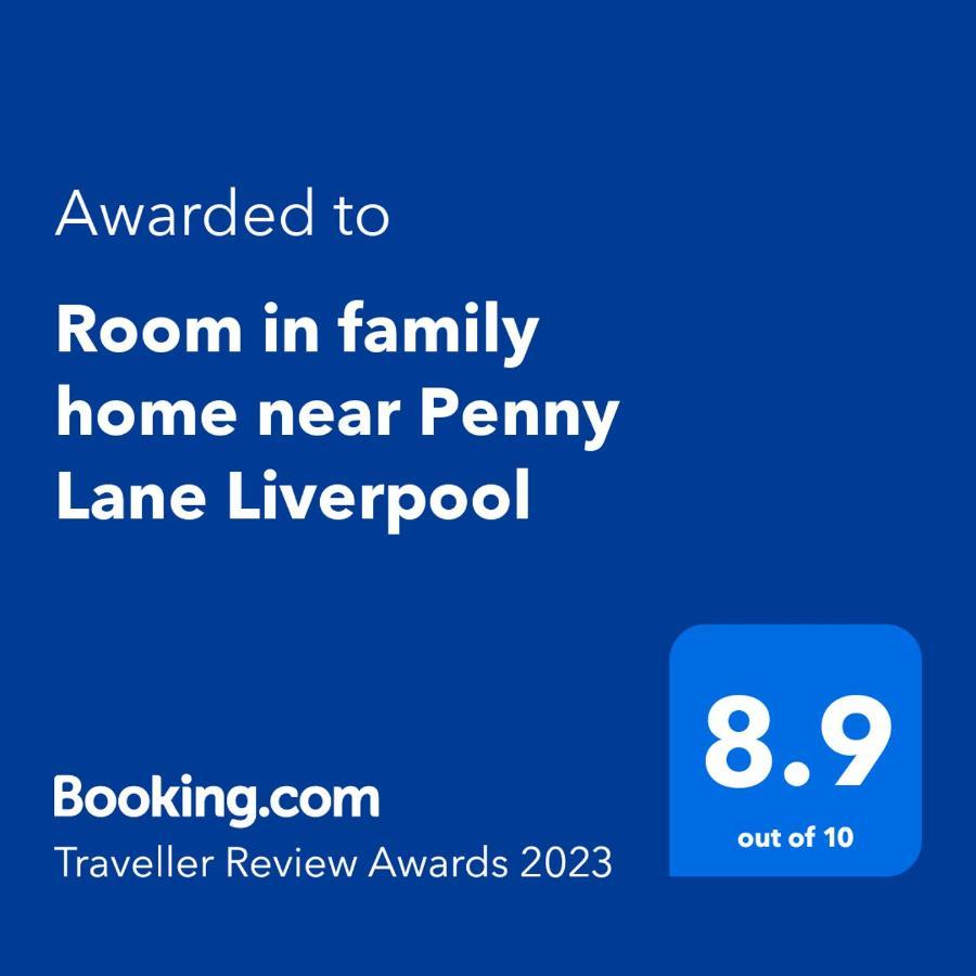 Room In Family Home Near Penny Lane Liverpool Exterior photo
